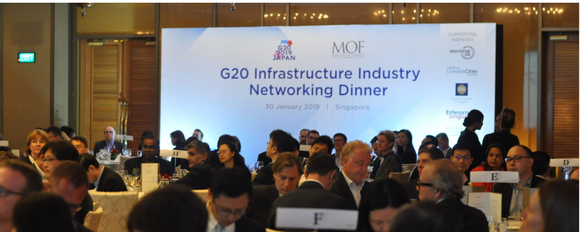 G20 Infrastructure Industry Networking Dinner