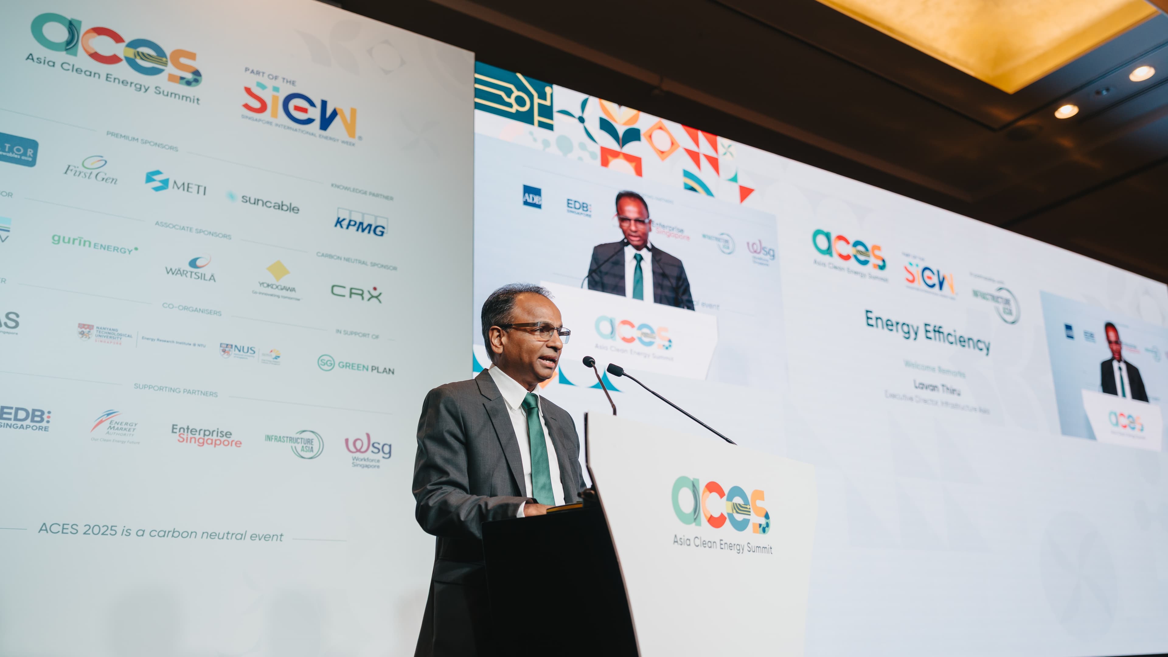 Welcome Remarks by Lavan Thiru, Energy Efficiency Track, Asia Clean Energy Summit 2025